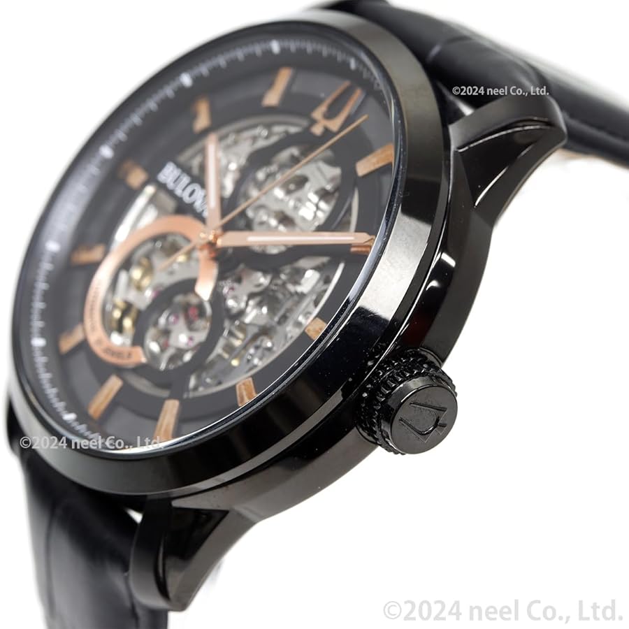 BULOVA 98A283 自動巻式 腕時計 Amazon | [ブローバ]BULOVA 腕時計 メンズ 自動巻き メカニカル